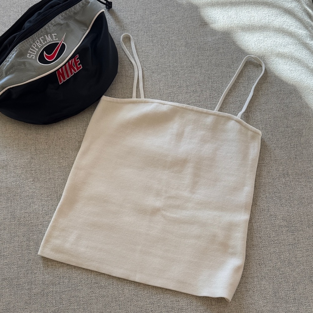 White Spaghetti Strap Top
